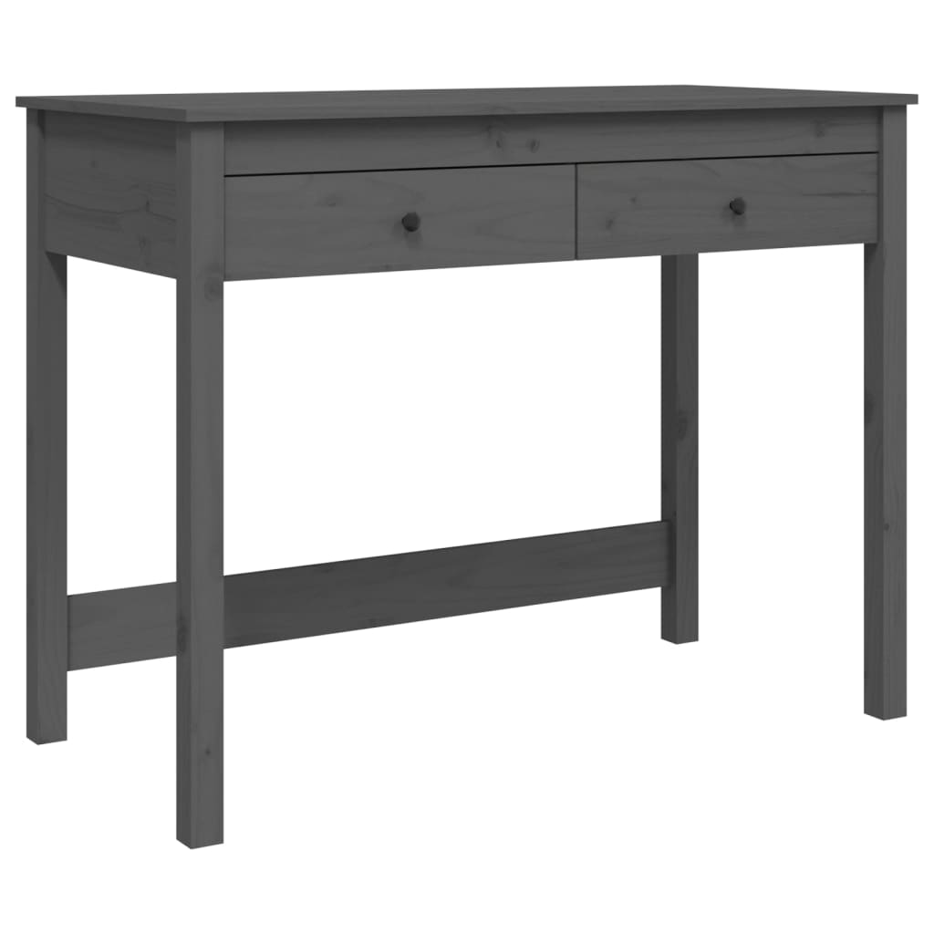 Bureau met lades 100x50x78 cm massief grenenhout