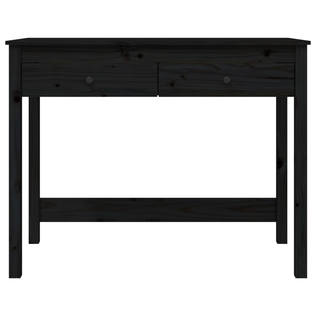 Bureau met lades 100x50x78 cm massief grenenhout