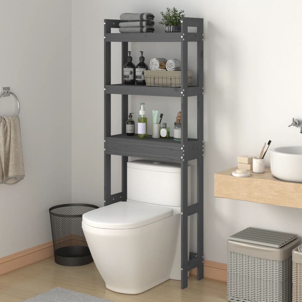 Toiletrek 63x26x171 cm massief grenenhout