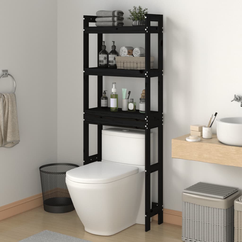 Toiletrek 63x26x171 cm massief grenenhout