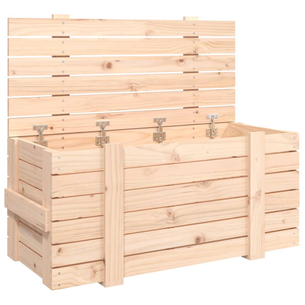 Opbergbox 58x40,5x42 cm massief grenenhout