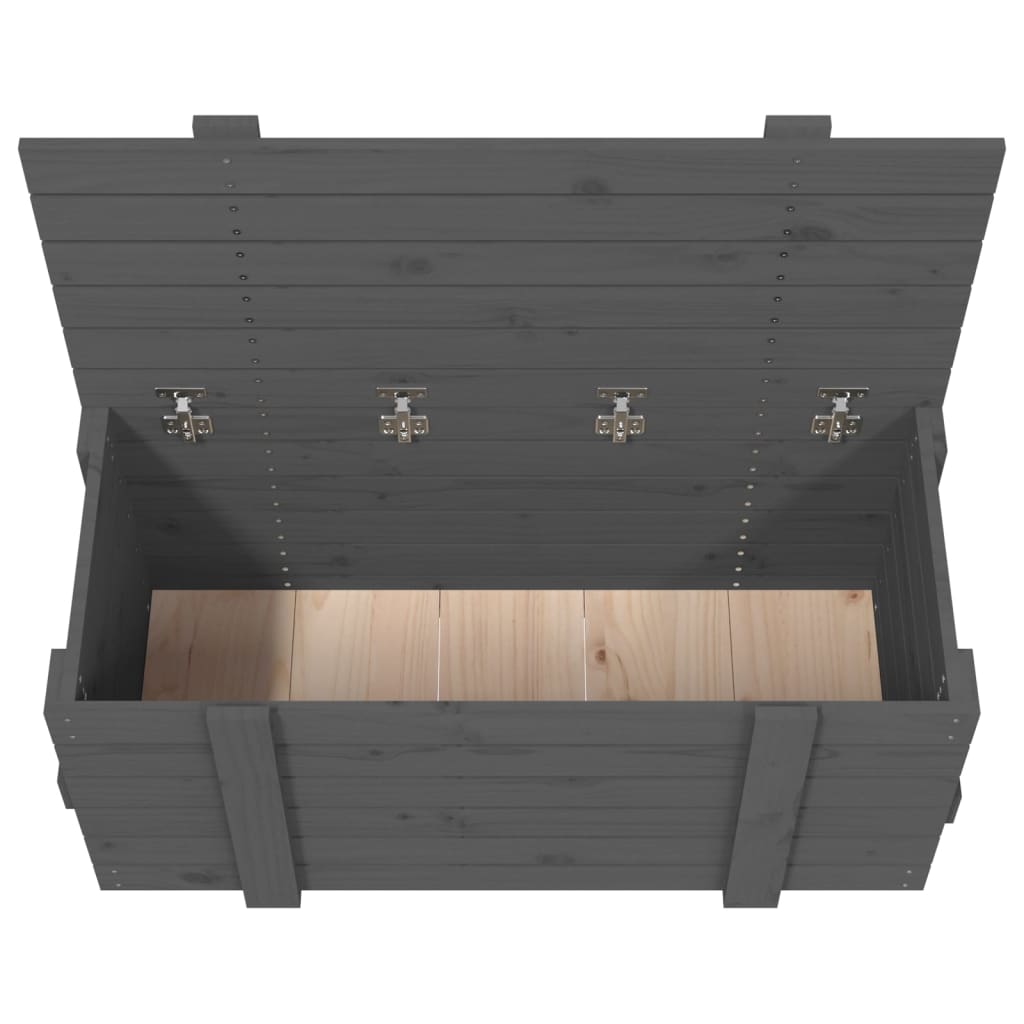 Opbergbox 58x40,5x42 cm massief grenenhout