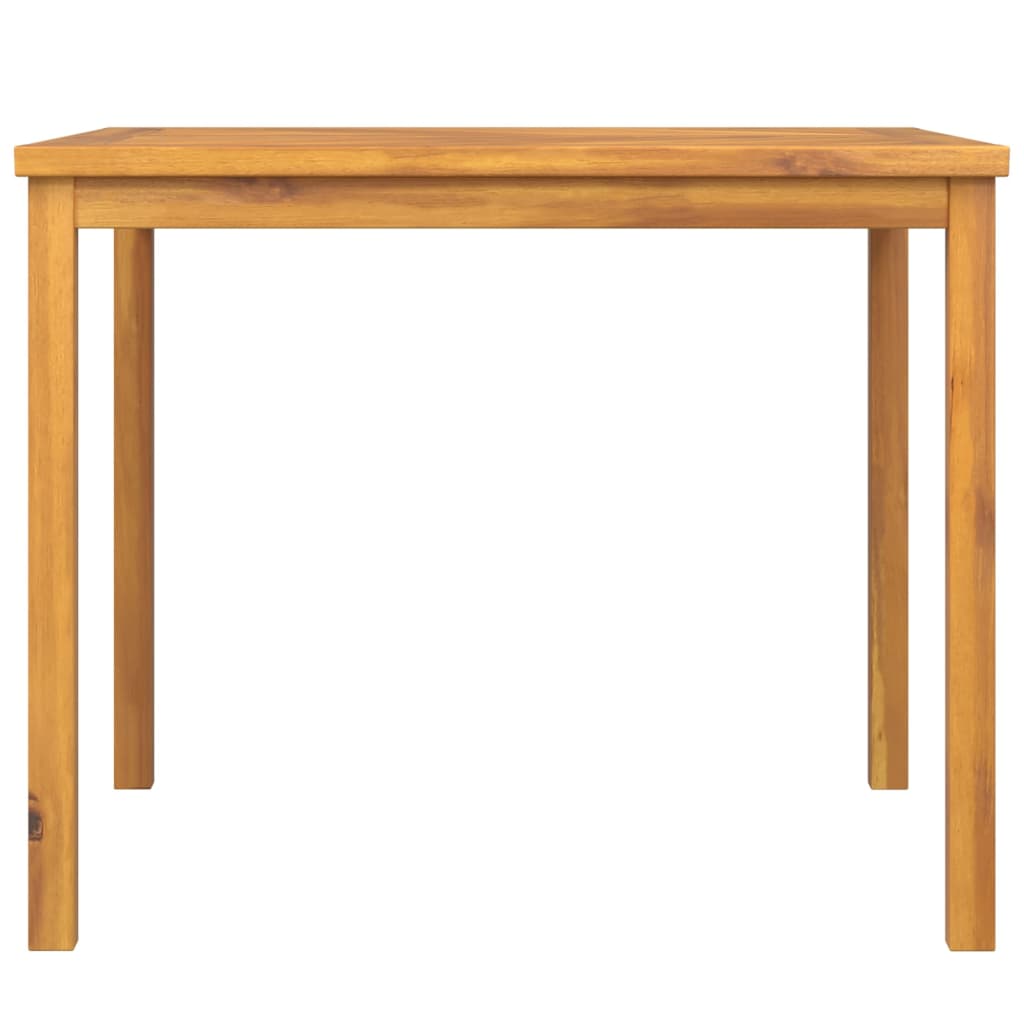 Table de jardin 90x90x74 cm en bois d'acacia massif