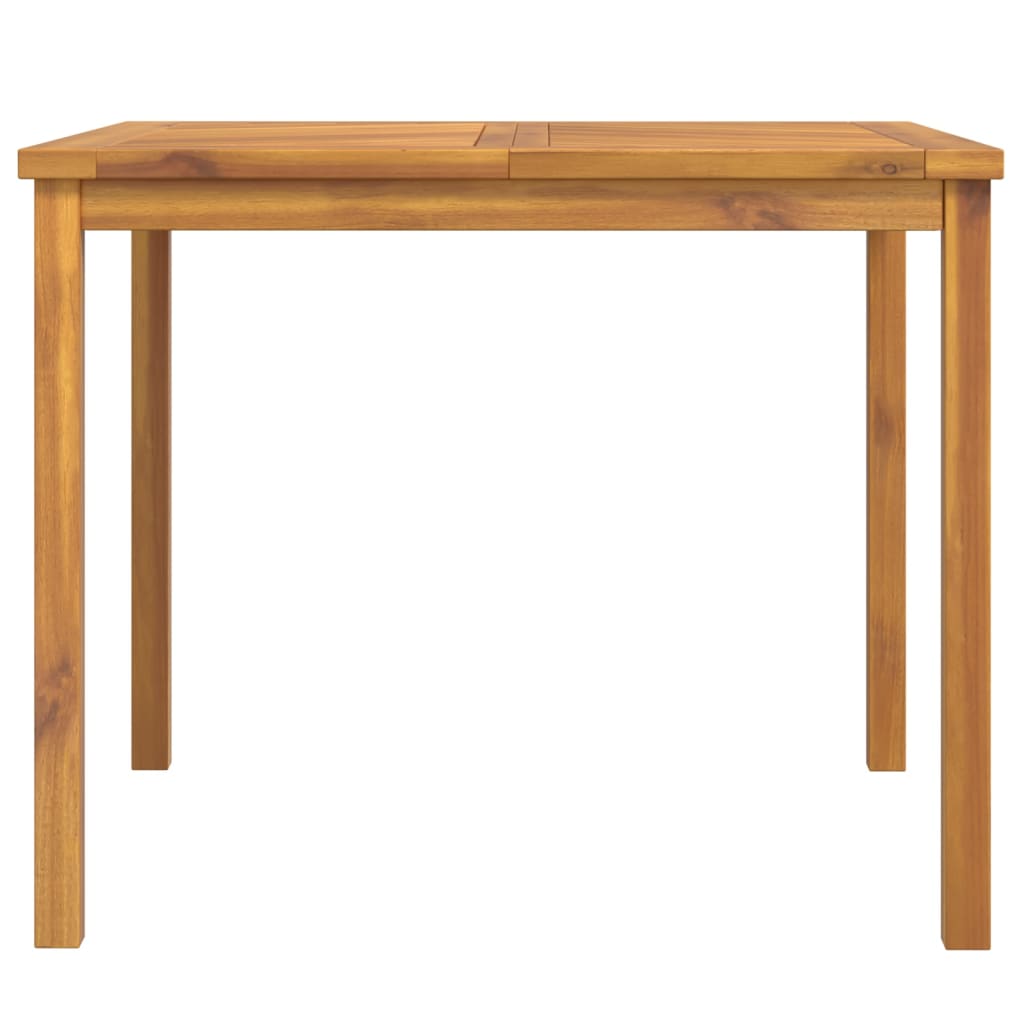 Table de jardin 90x90x74 cm en bois d'acacia massif