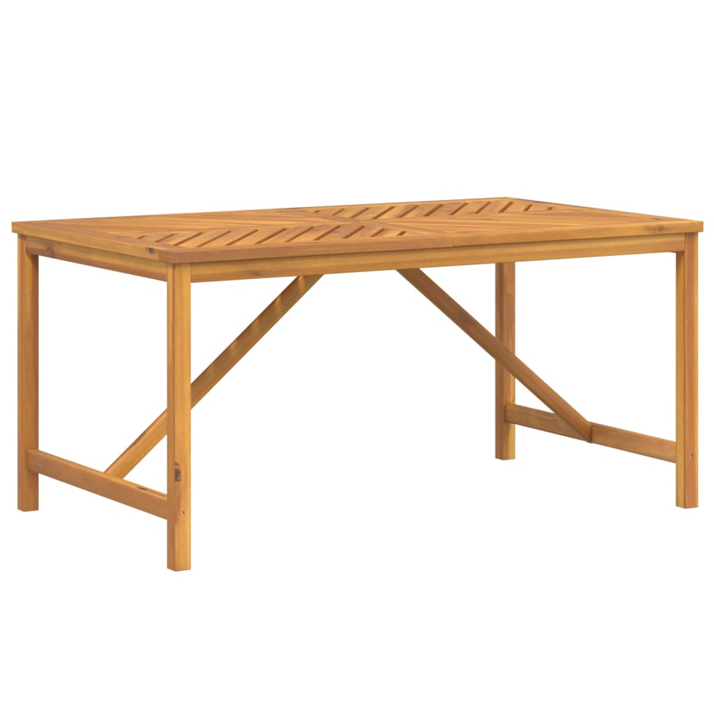 Table de jardin 90x90x74 cm en bois d'acacia massif