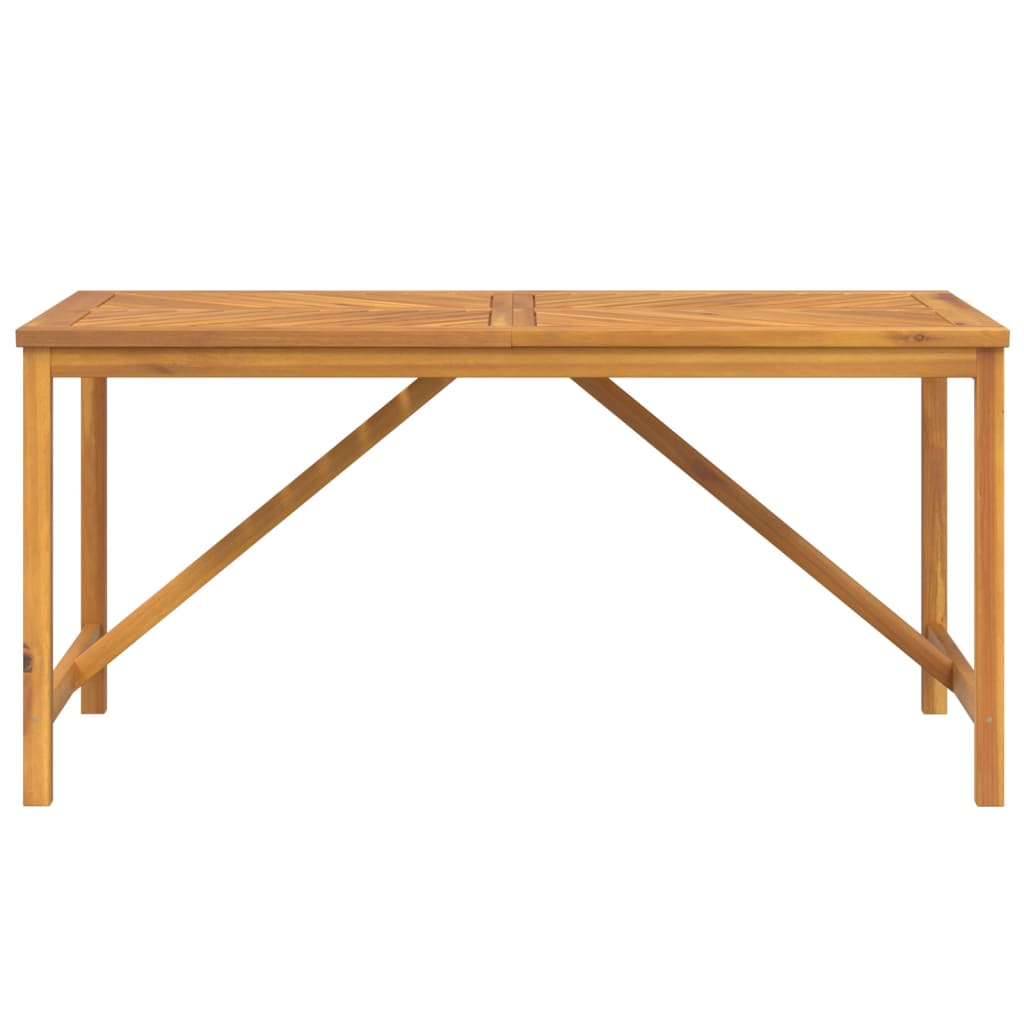 Table de jardin 90x90x74 cm en bois d'acacia massif