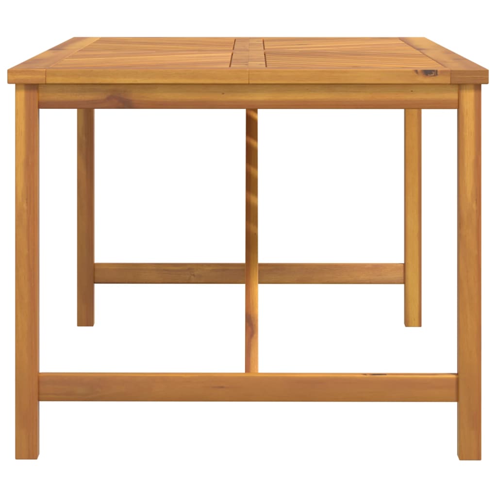 Table de jardin 90x90x74 cm en bois d'acacia massif