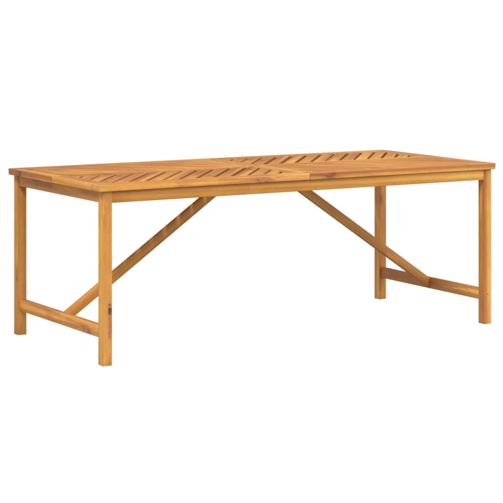 Table de jardin 90x90x74 cm en bois d'acacia massif