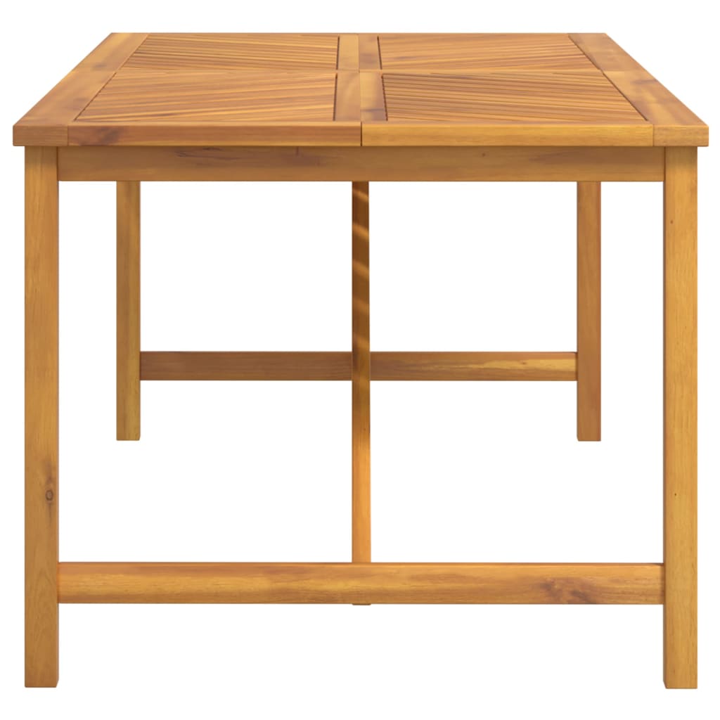 Table de jardin 90x90x74 cm en bois d'acacia massif