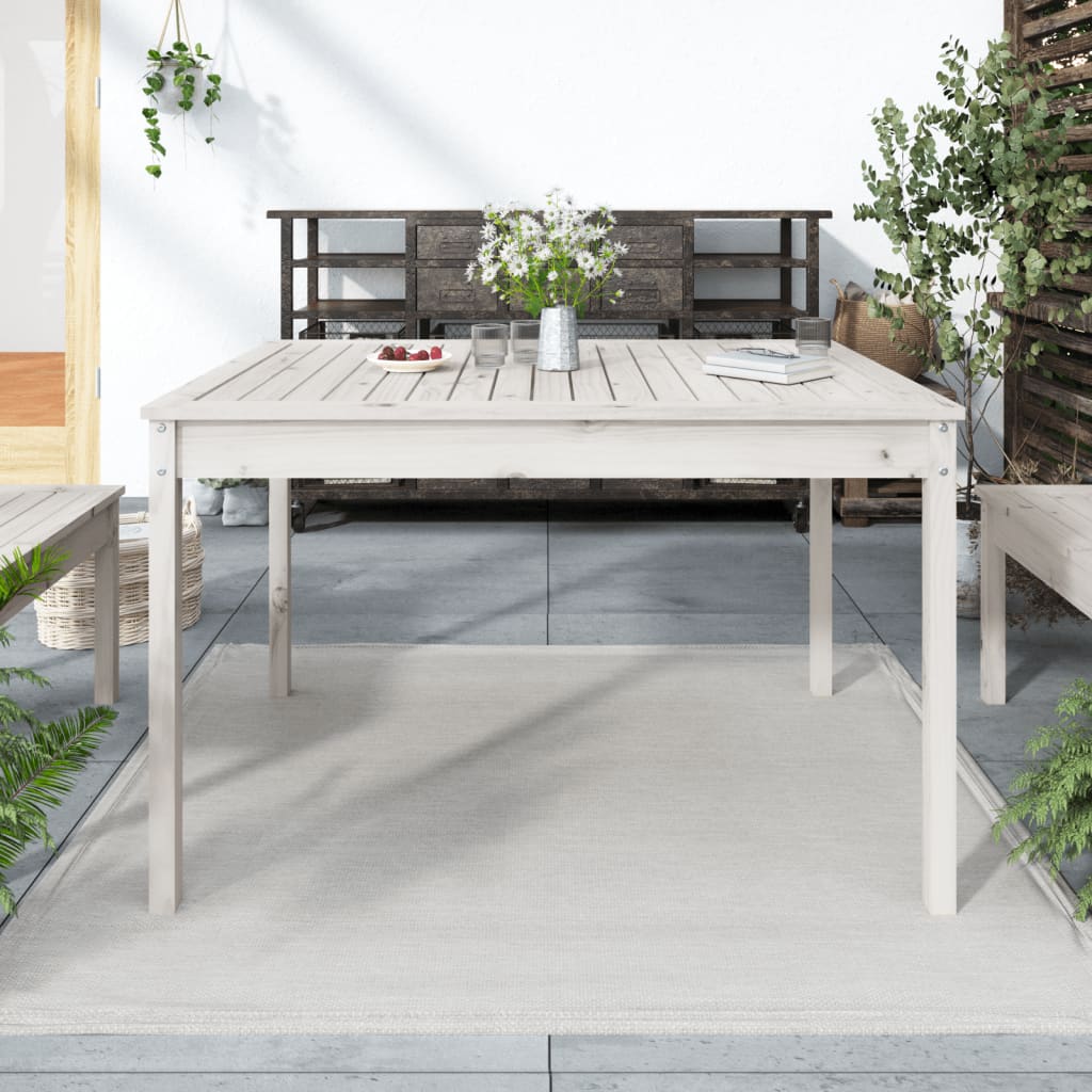 Tuintafel 82,5x82,5x76 cm massief