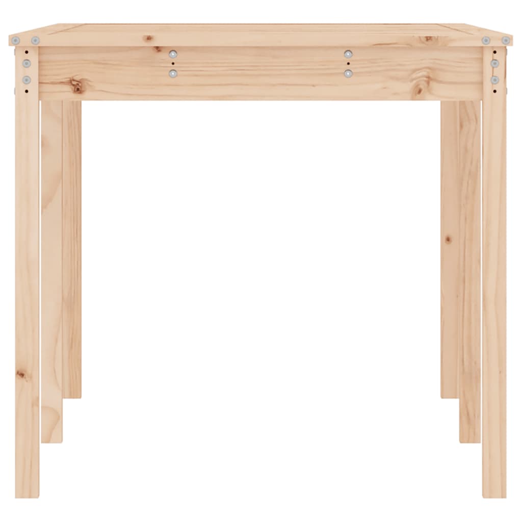 Tuintafel 82,5x82,5x76 cm massief