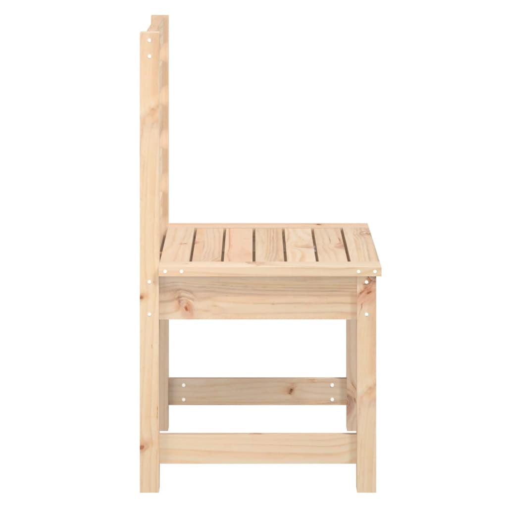 Tuinstoelen 2 st 60x48x91 cm massief