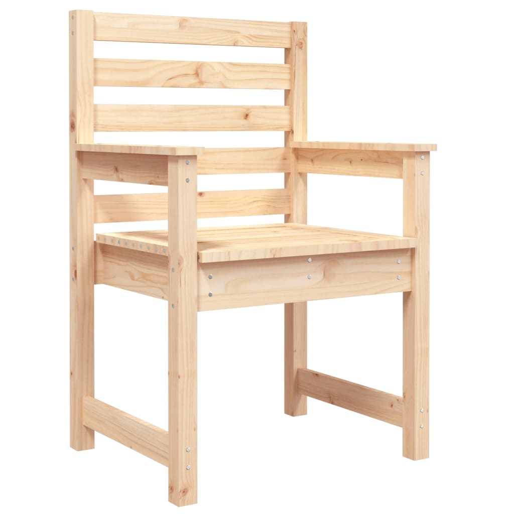 Tuinstoelen 2 st 60x48x91 cm massief