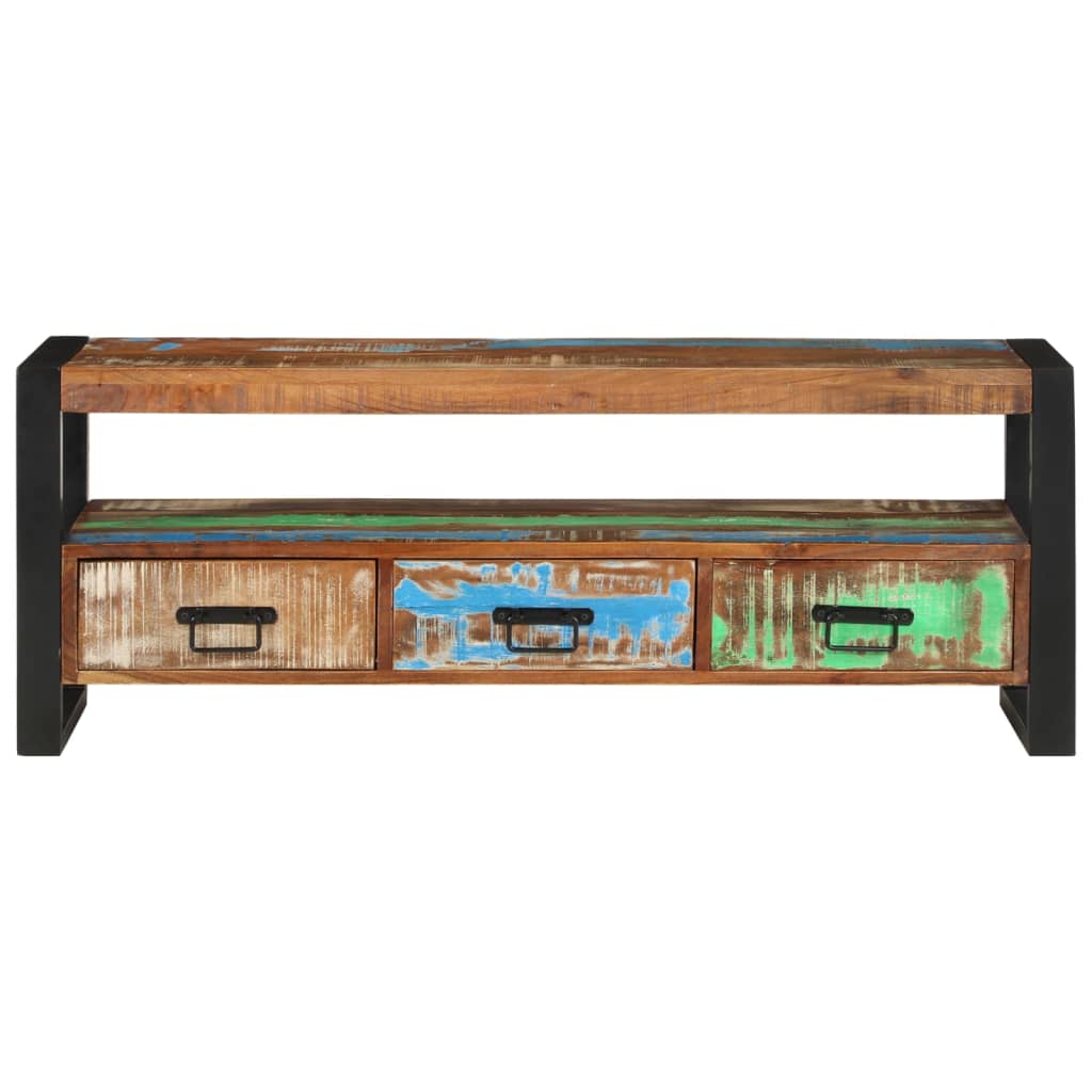 Tv-meubel 120x30x45 cm massief gerecycled hout