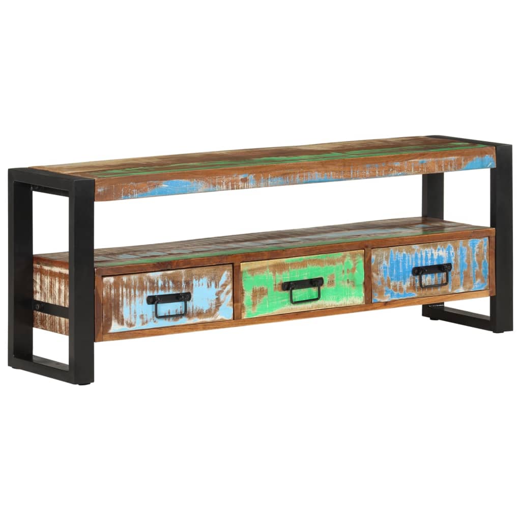 Tv-meubel 120x30x45 cm massief gerecycled hout