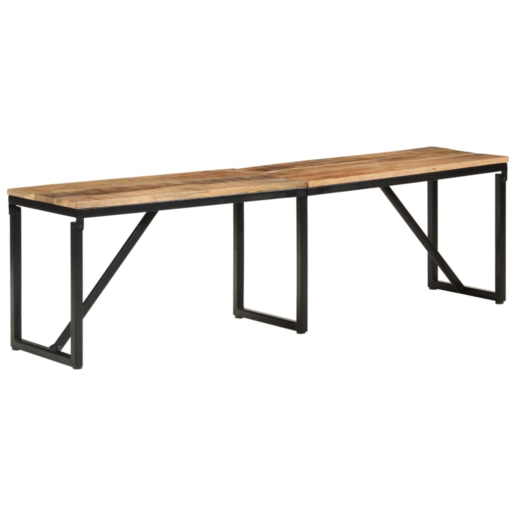 Banc 110x35x45 cm en manguier massif