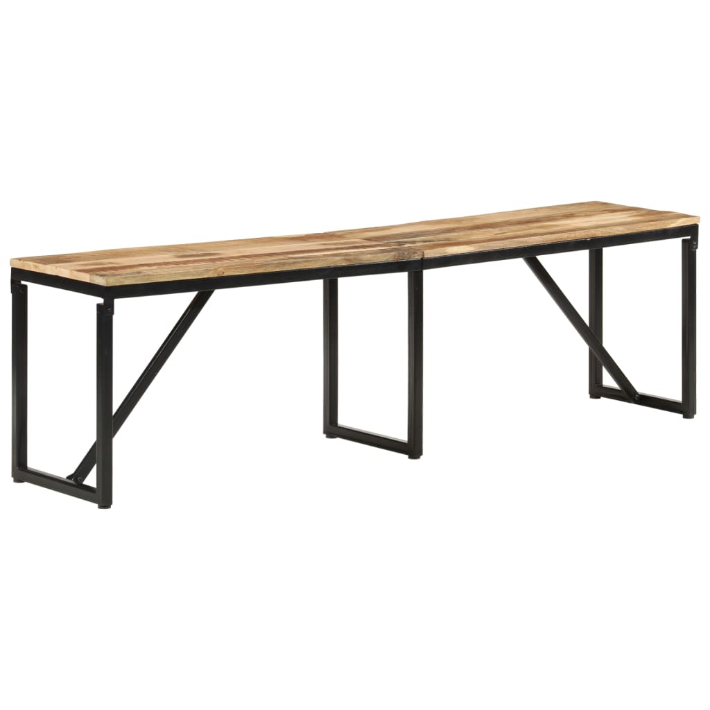 Banc 110x35x45 cm en manguier massif