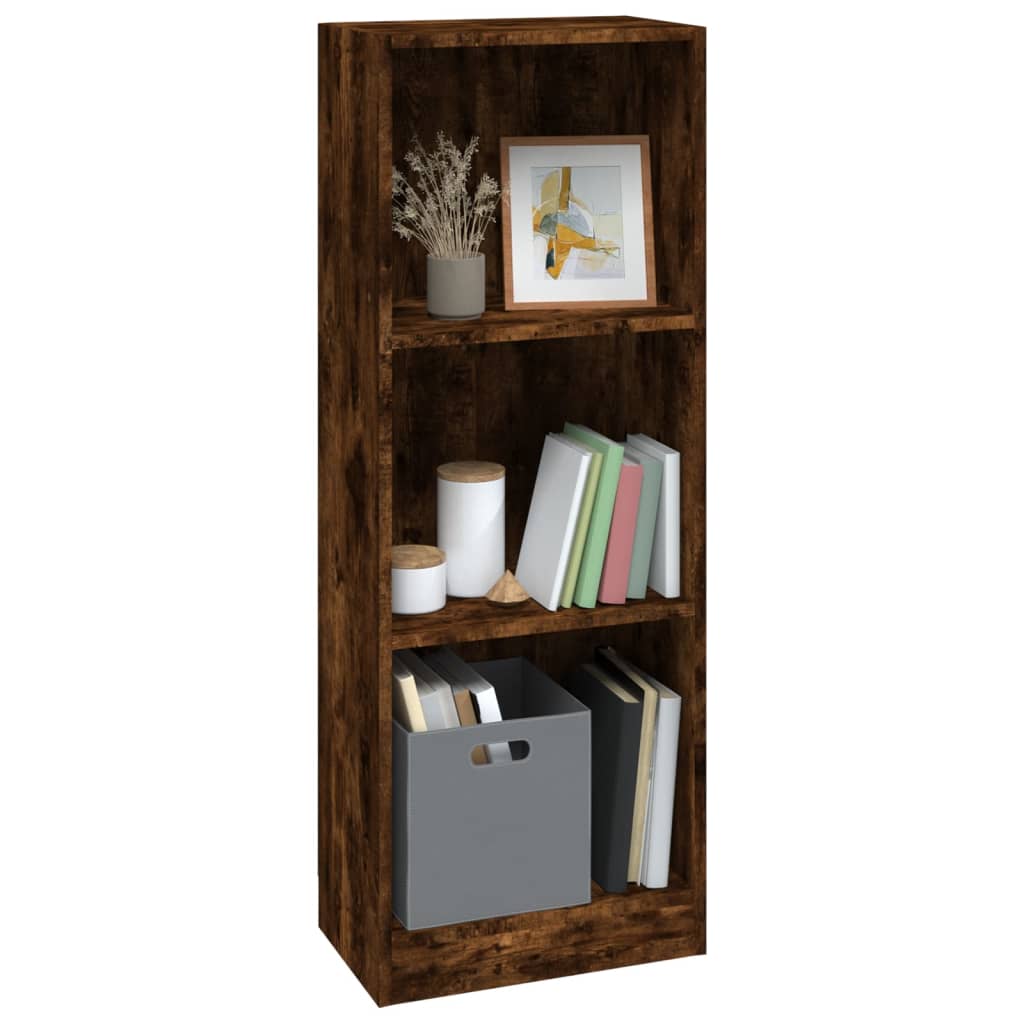 Boekenkast met 4 schappen 80x24x142 cm hout