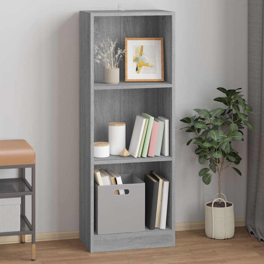 Boekenkast met 4 schappen 80x24x142 cm hout