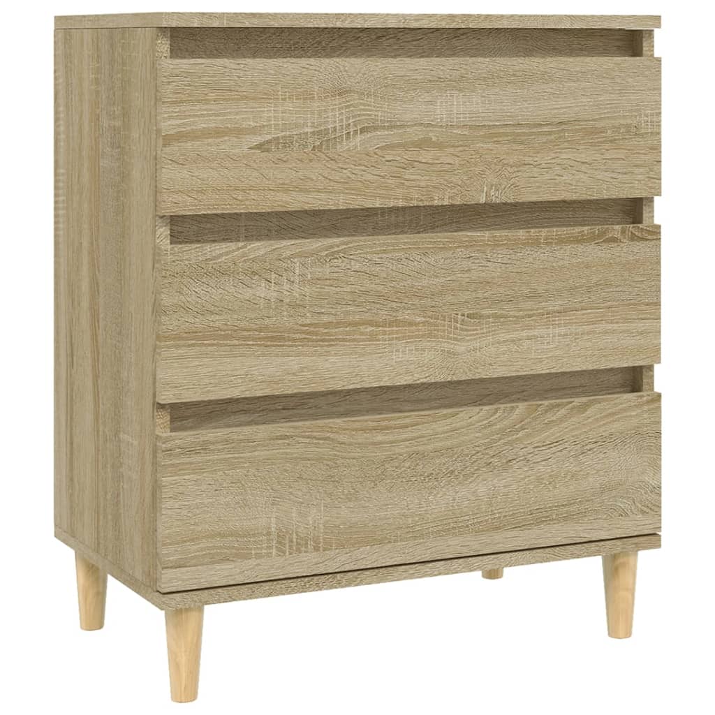 Dressoir 60x35x70 cm bewerkt hout