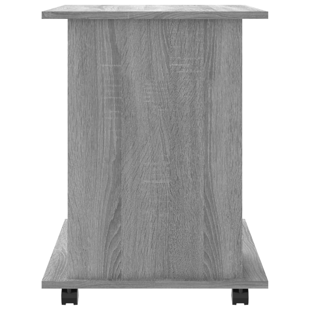 Kast verrijdbaar 60x45x60 cm bewerkt hout