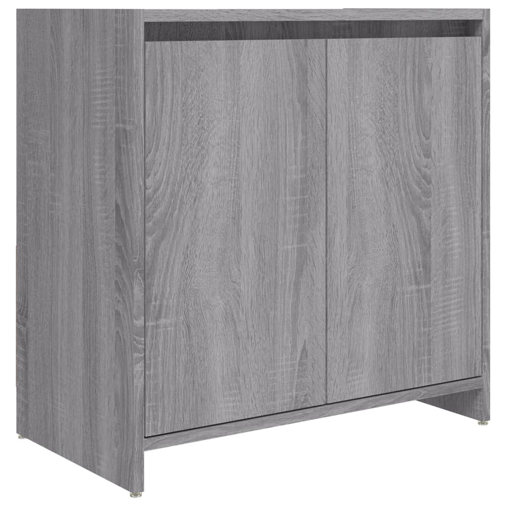 Badkamerkast 60x33x61 cm bewerkt hout