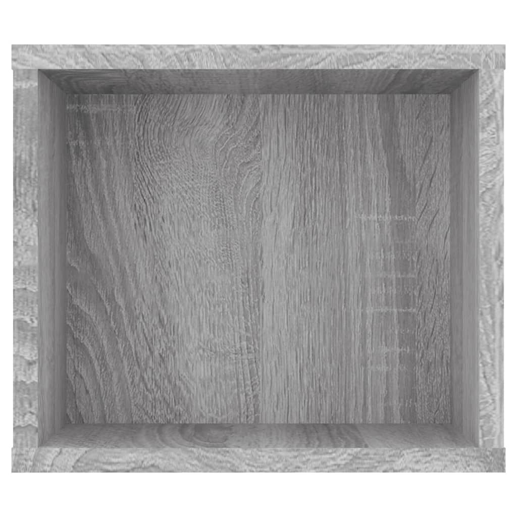 Tv-hangmeubel 100x30x26,5 cm bewerkt hout betongrijs