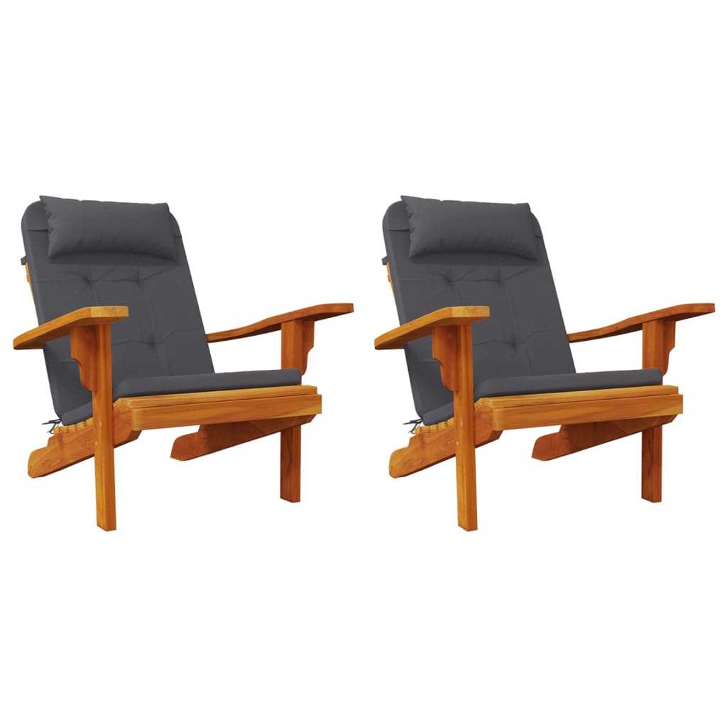 Stoelkussens 2 st Adirondack oxford stof