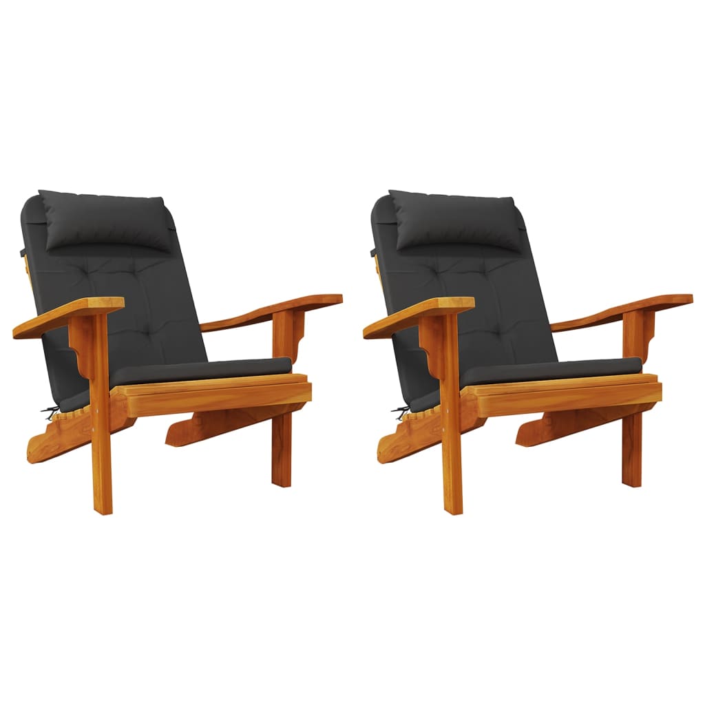 Stoelkussens 2 st Adirondack oxford stof