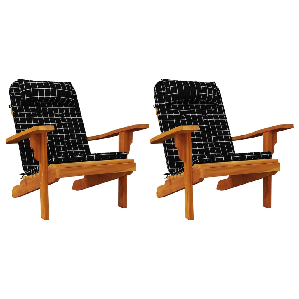 Stoelkussens 2 st Adirondack oxford stof