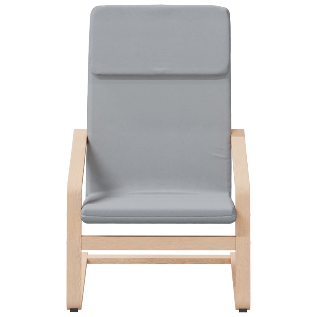 Fauteuil de relaxation avec repose-pieds en tissu couleur crème