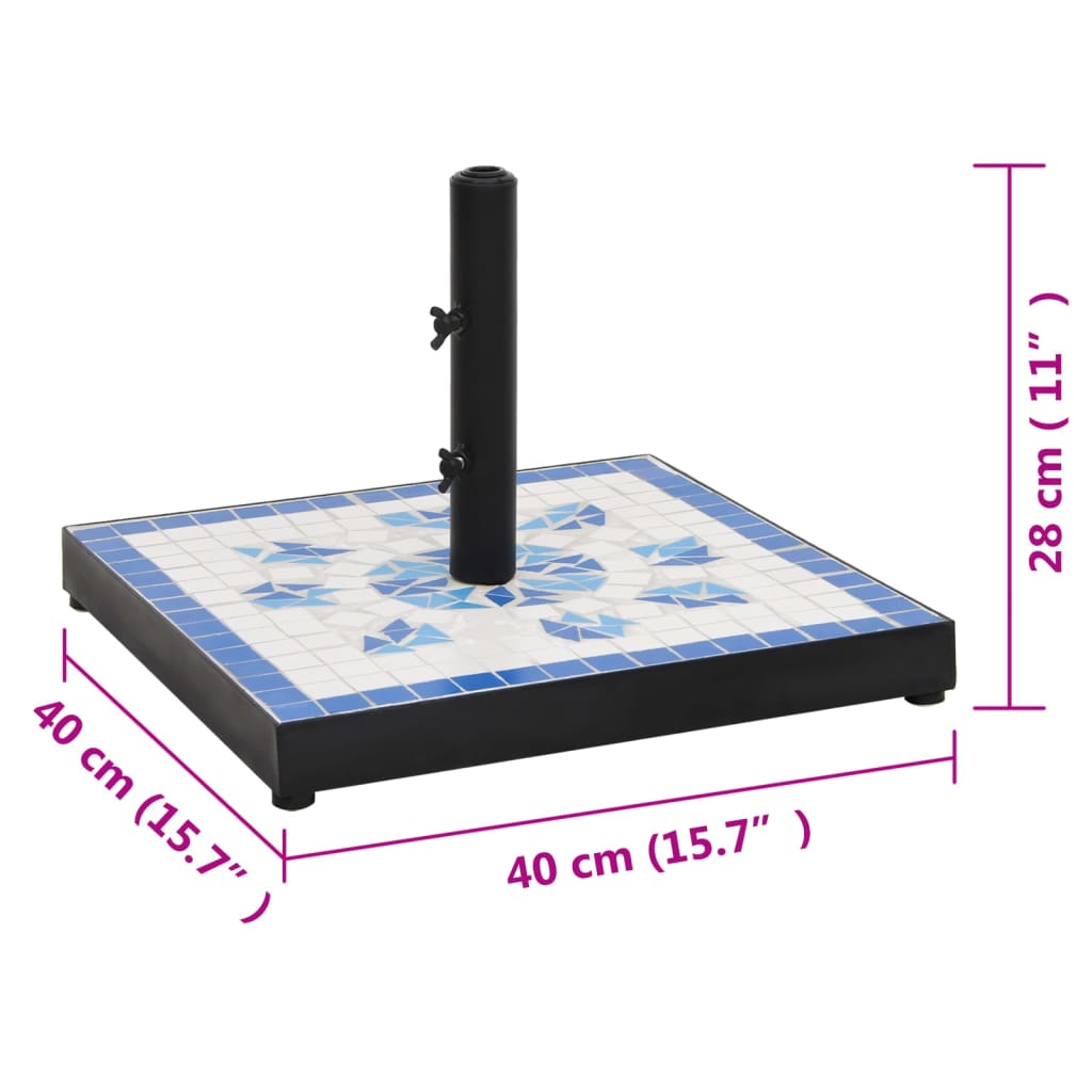 Parasolvoet vierkant 12 kg