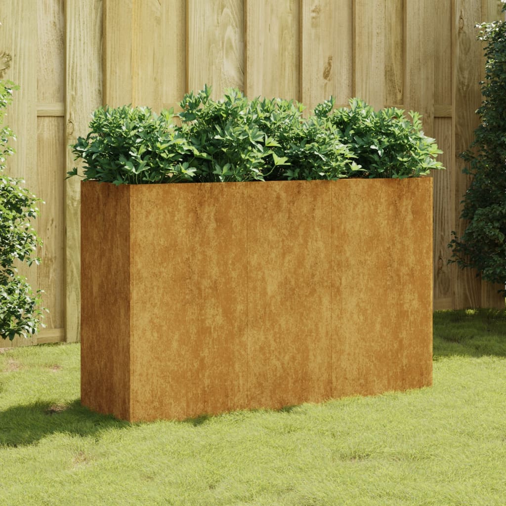 Plantenbak verhoogd 200x80x80 cm cortenstaal