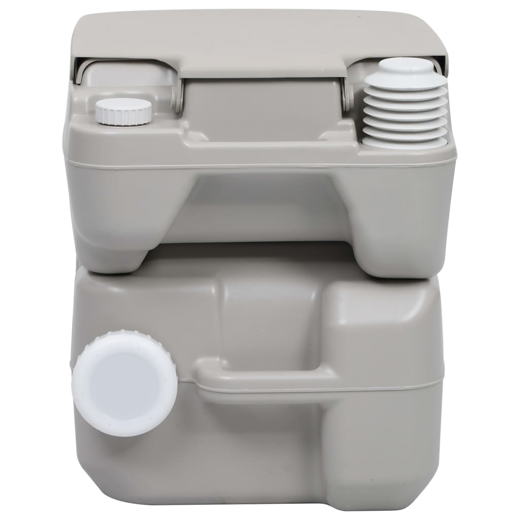 Campingtoilet en watertankset draagbaar