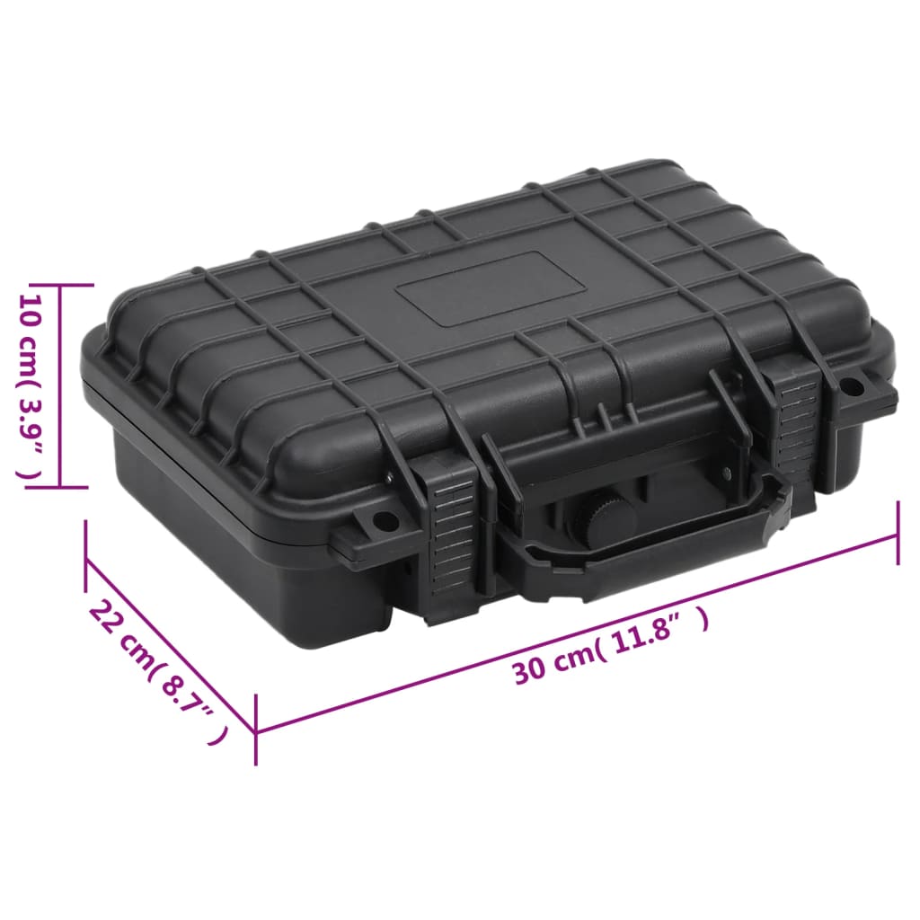 Flight-case portable 55x43x21 cm PP noir