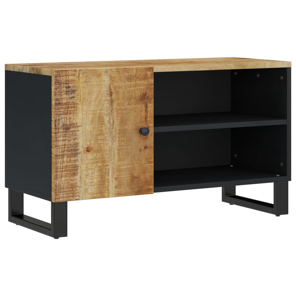 Tv-meubel 80x33x46 cm massief hout gerecycled en bewerkt hout