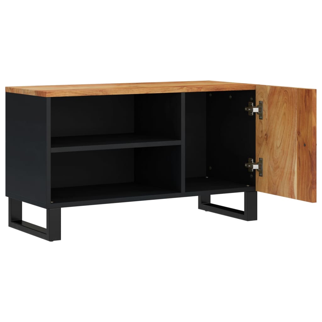 Tv-meubel 80x33x46 cm massief hout gerecycled en bewerkt hout