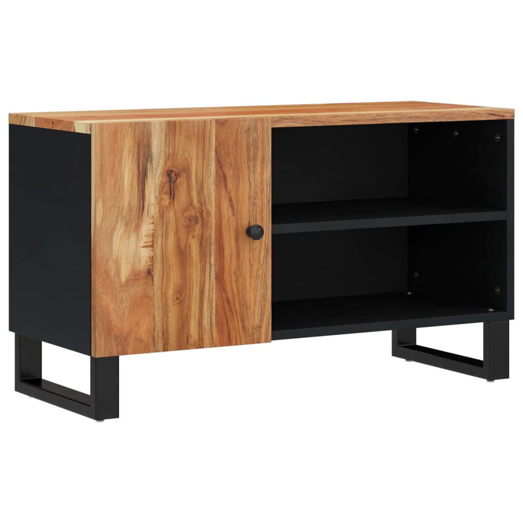 Tv-meubel 80x33x46 cm massief hout gerecycled en bewerkt hout