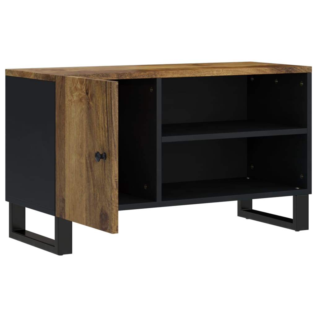 Tv-meubel 80x33x46 cm massief hout gerecycled en bewerkt hout