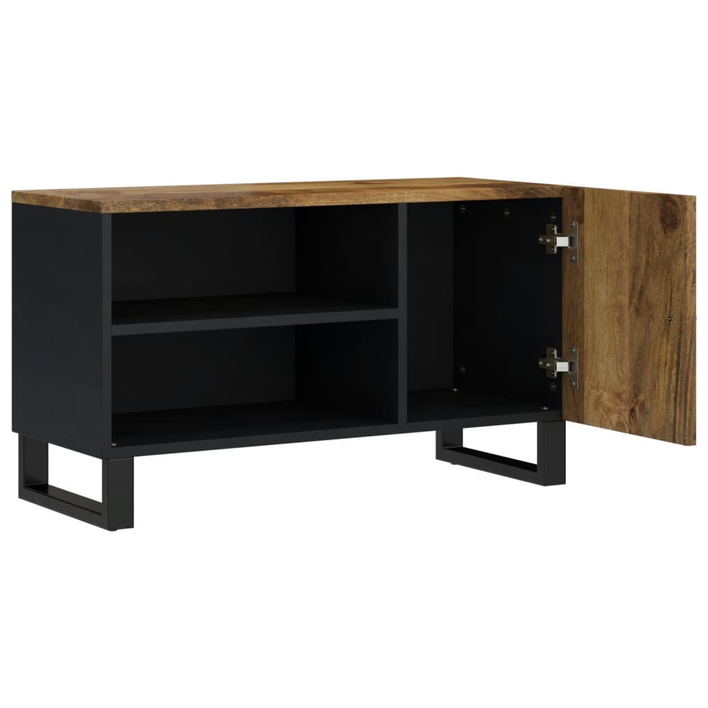 Tv-meubel 80x33x46 cm massief hout gerecycled en bewerkt hout