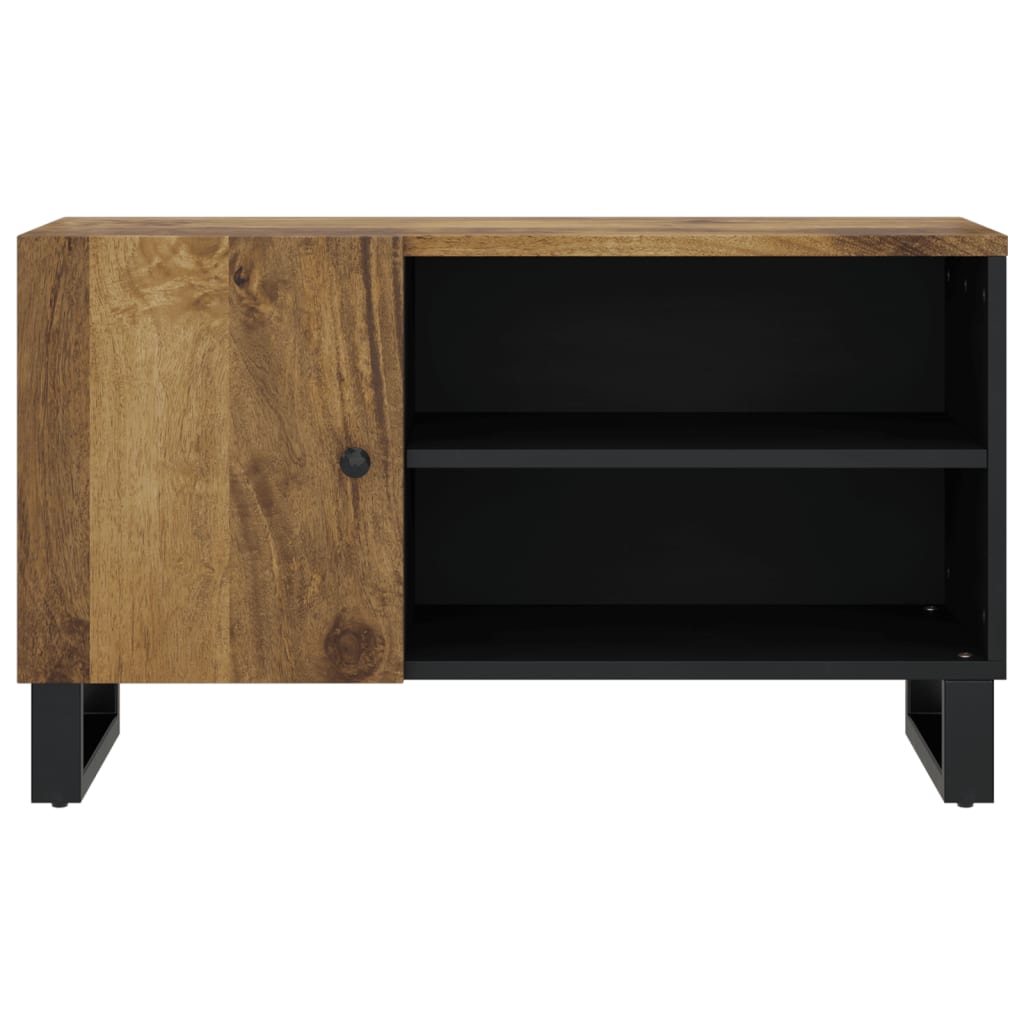 Tv-meubel 80x33x46 cm massief hout gerecycled en bewerkt hout