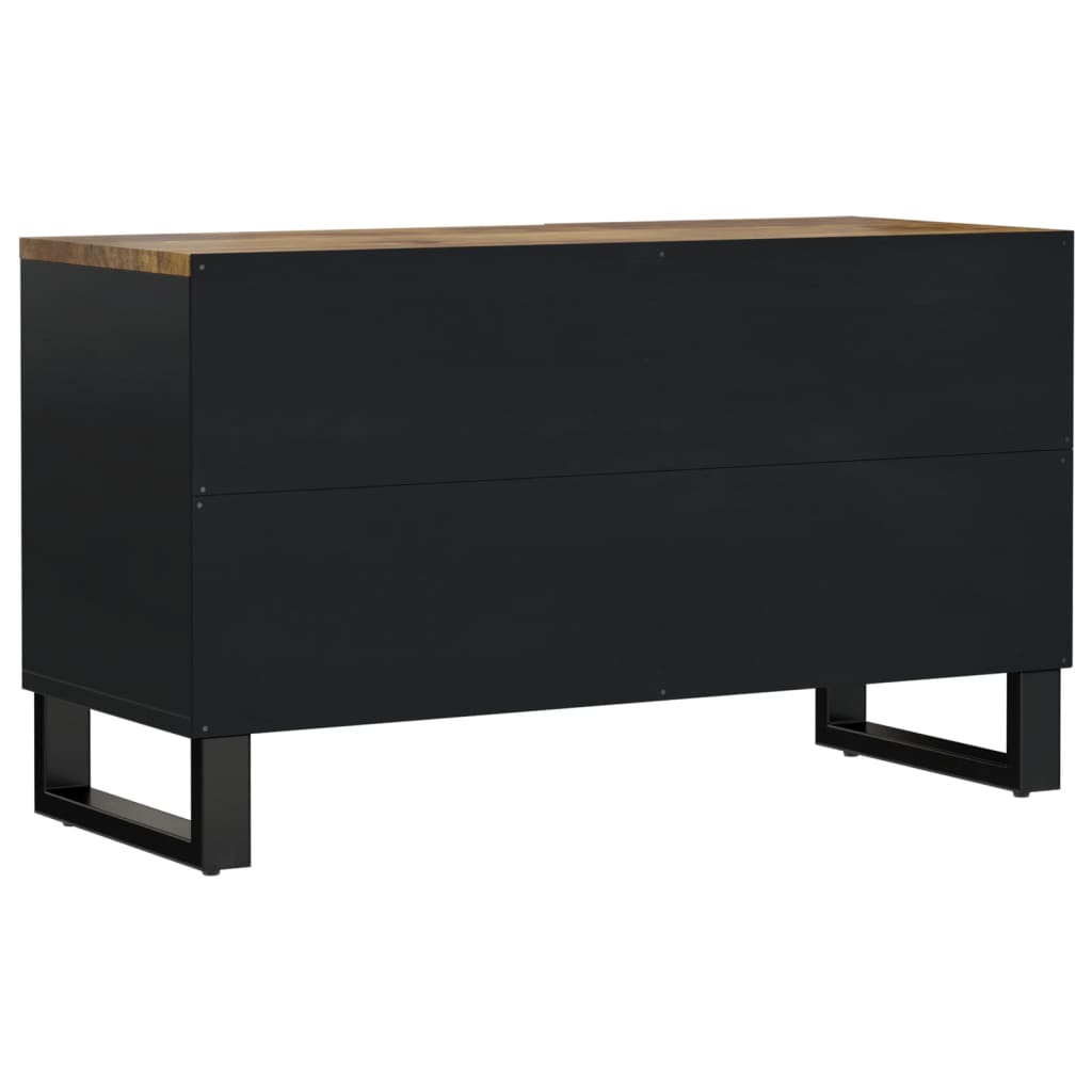 Tv-meubel 80x33x46 cm massief hout gerecycled en bewerkt hout