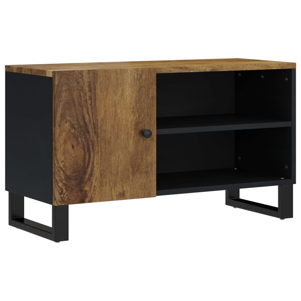 Tv-meubel 80x33x46 cm massief hout gerecycled en bewerkt hout