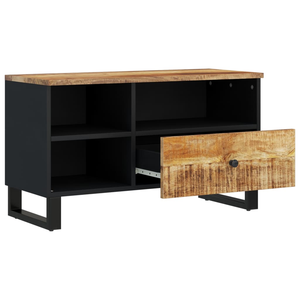 Tv-meubel 80x33x46 cm massief hergebruikt hout en bewerkt hout