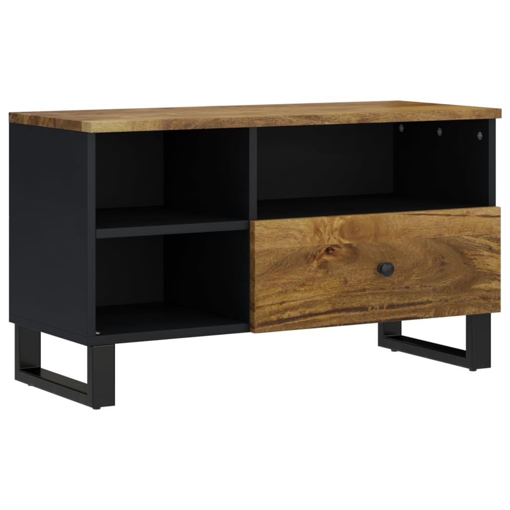 Tv-meubel 80x33x46 cm massief hergebruikt hout en bewerkt hout