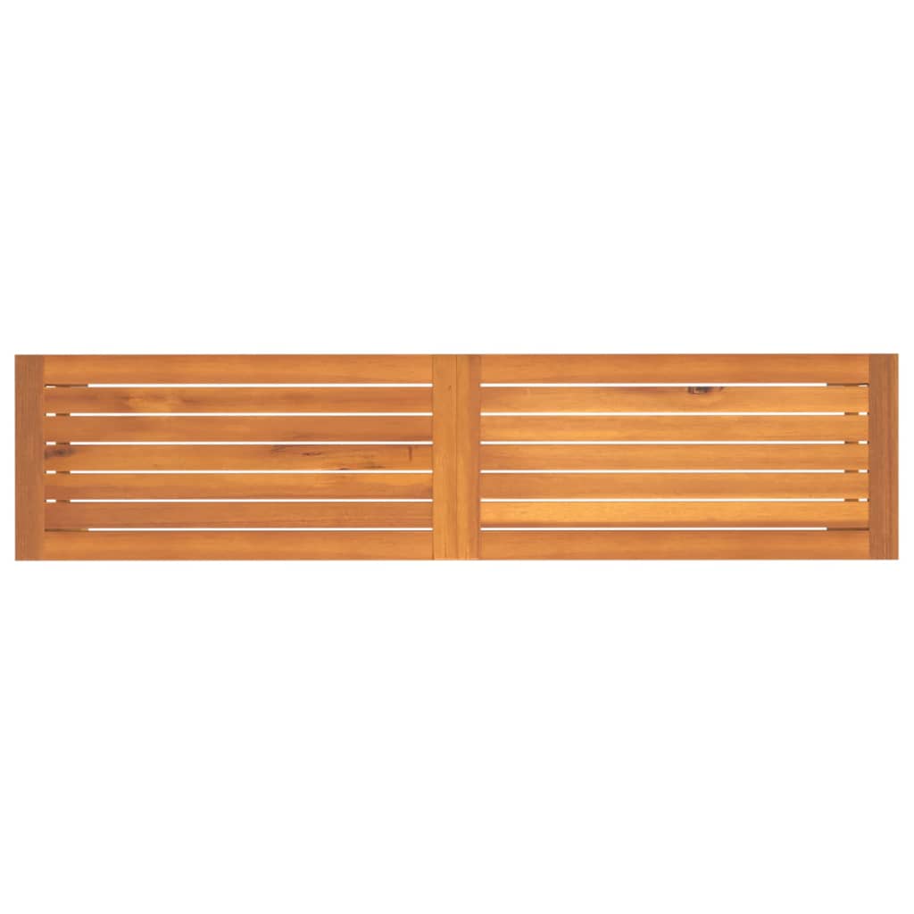 Banc de jardin 180x35x45 cm bois d'acacia massif