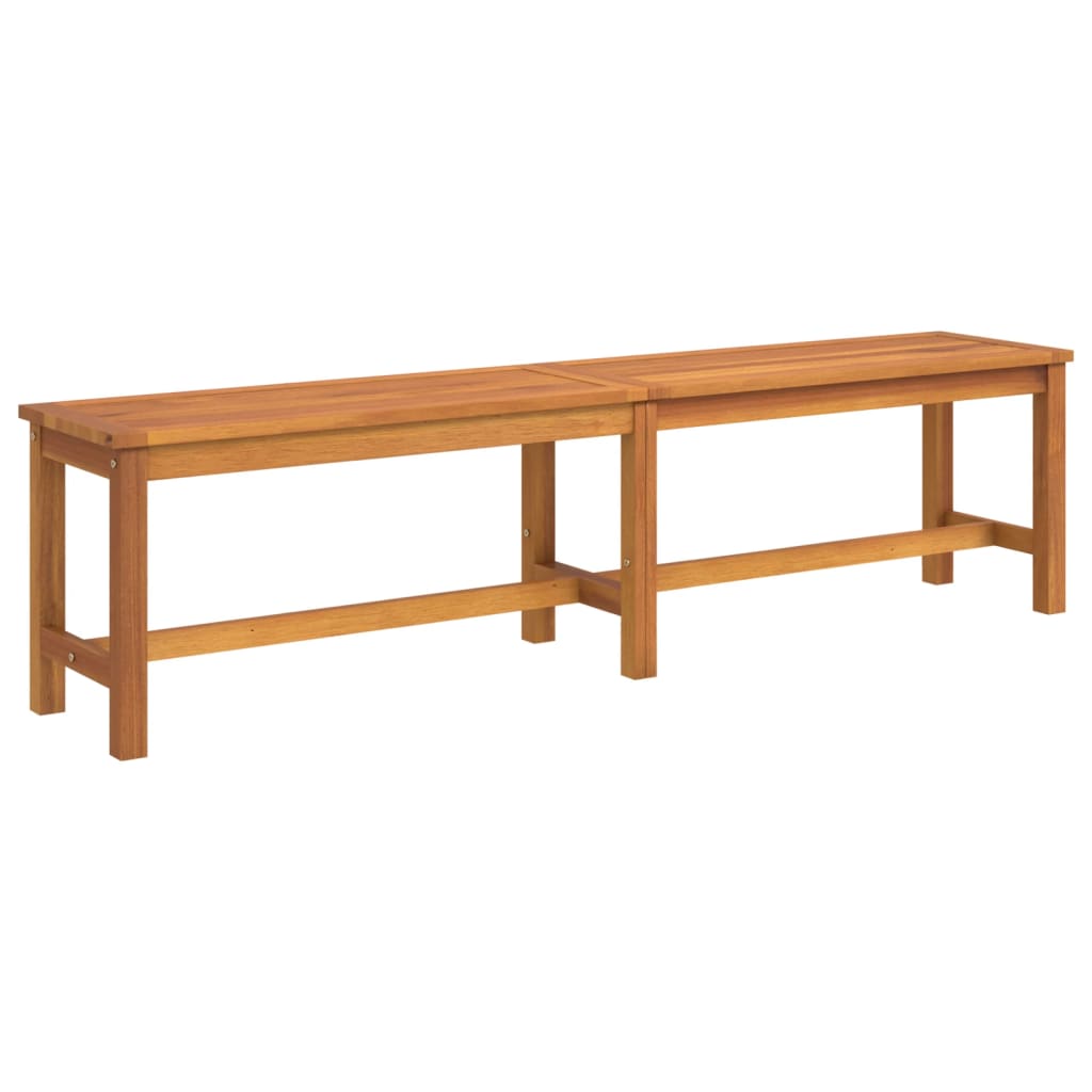 Banc de jardin 180x35x45 cm bois d'acacia massif