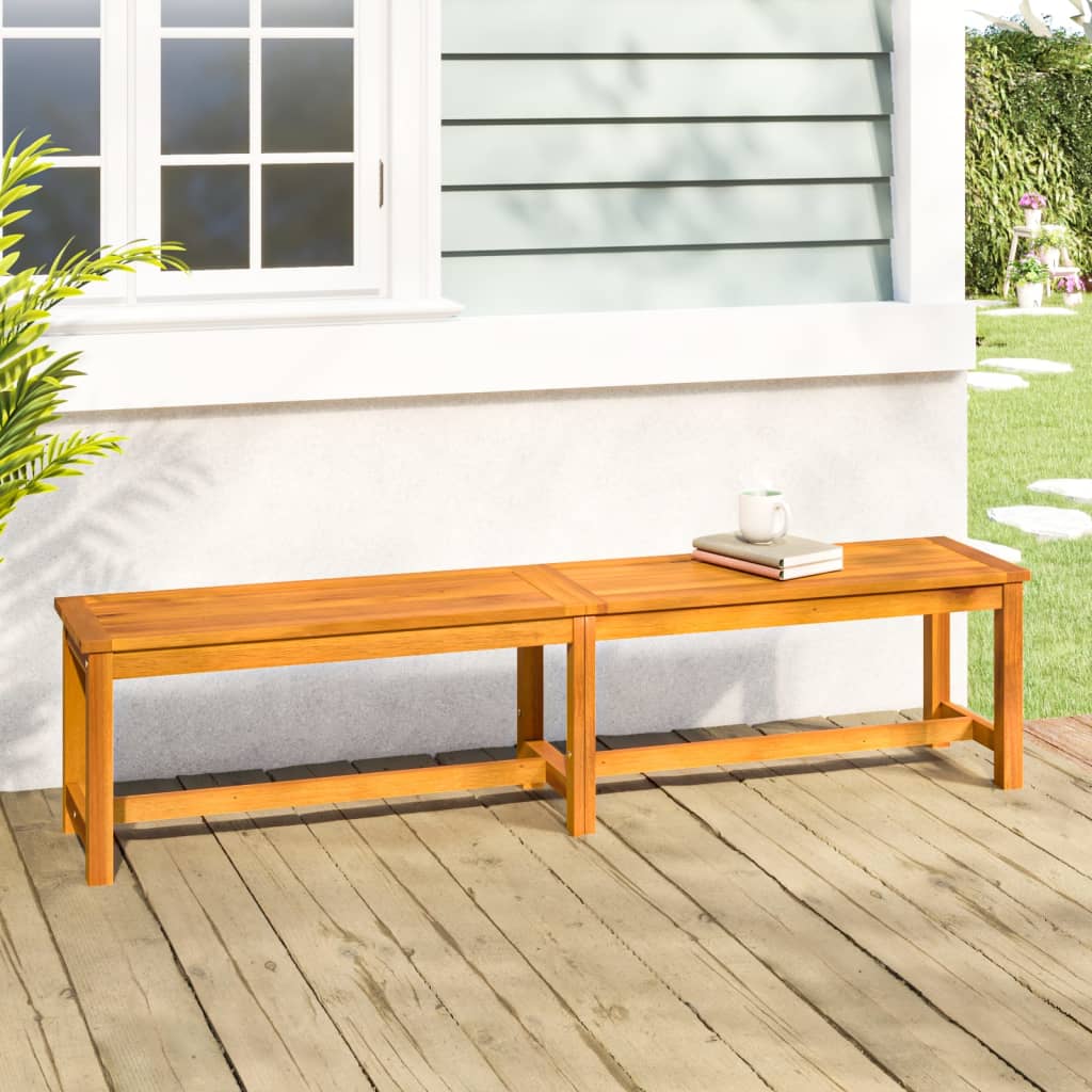 Banc de jardin 180x35x45 cm bois d'acacia massif