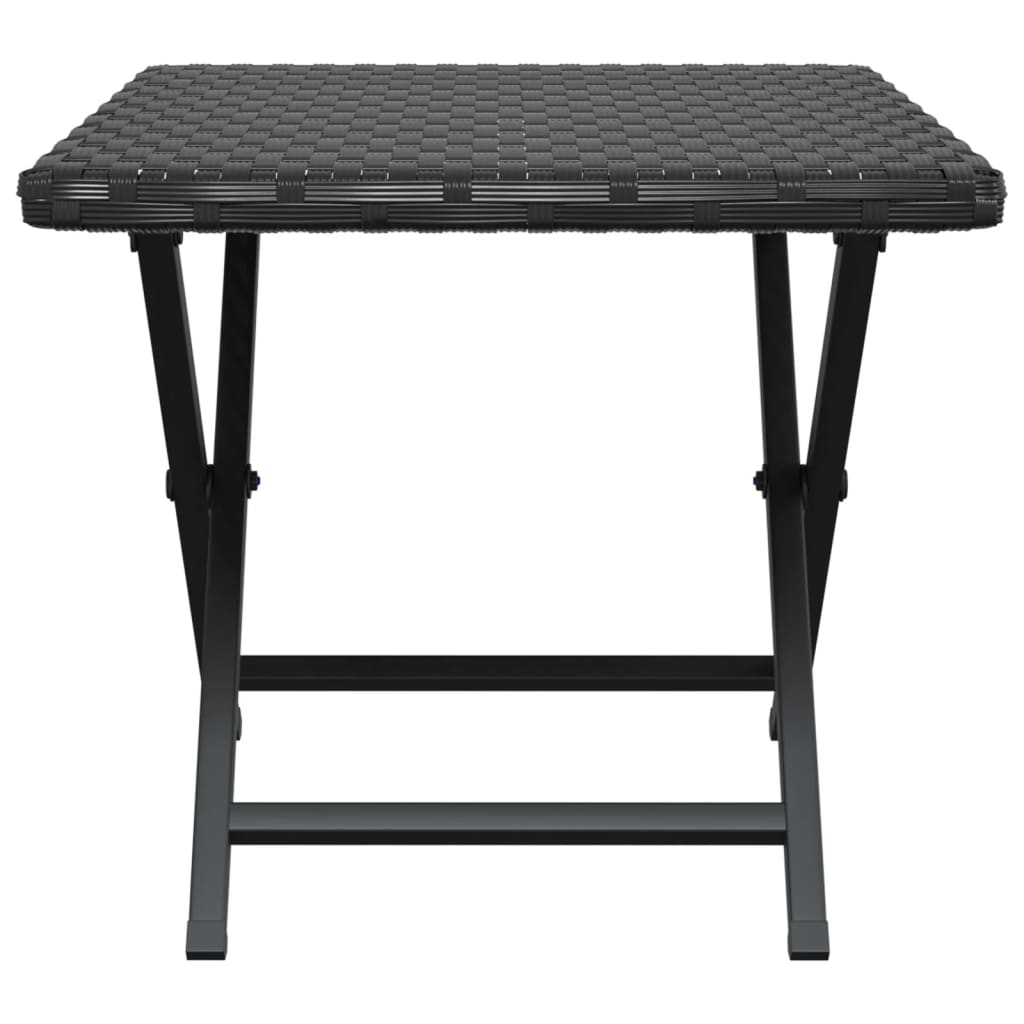 Tafel inklapbaar 45x35x32 cm poly rattan