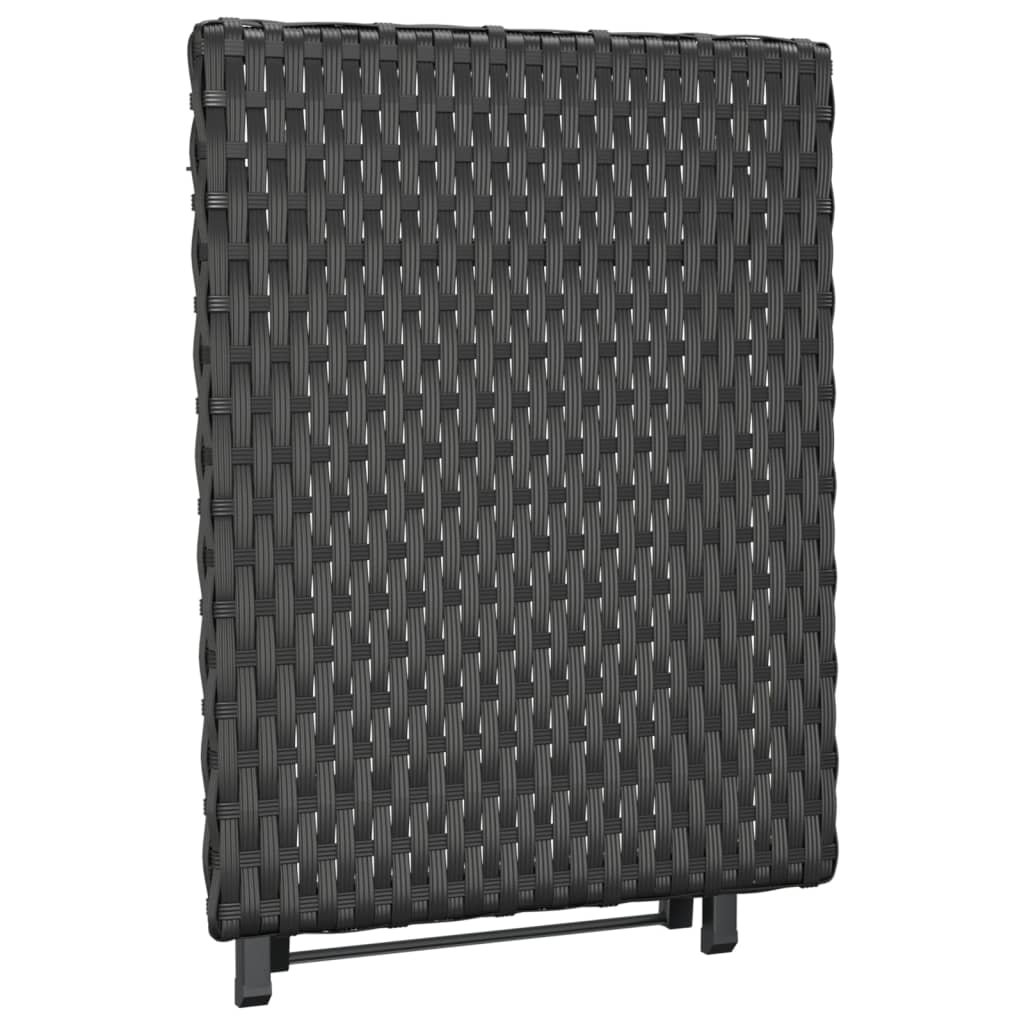 Tafel inklapbaar 45x35x32 cm poly rattan